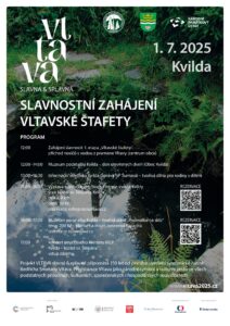 Program slavnostního zahájení vltavské štafety - 1.7.2025 Kvilda od 12:00