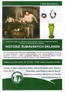 Prednaska Historie sklarstvi na Šumavě