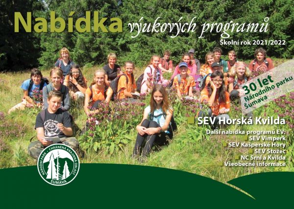 Nabídka výukových programů SEV Horská Kvilda 2021/22 Nabídka výukových programů SEV Horská Kvilda 2021/22 - titulek