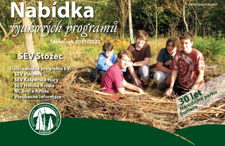 Nabídka výukových programů SEV Stožec 2021/22 - titulek